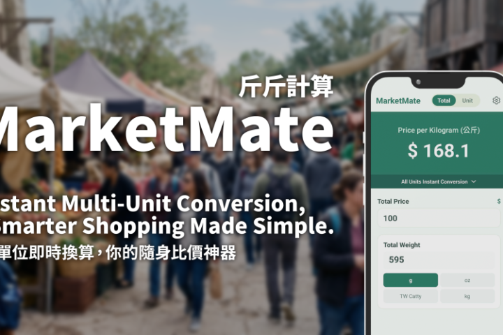 MarketMate．單價換算
